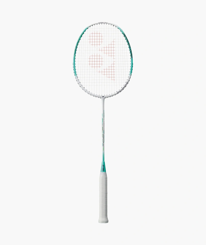 YONEX Nanoflare 001 Feel White Mint 5UG5 78g Badminton Racket – Ultra-Light, Fast & Beginner Friendly