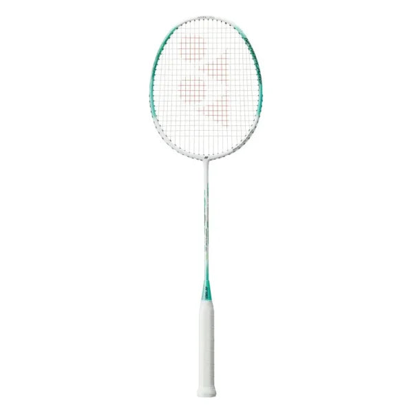 YONEX Nanoflare 001 Feel White Mint 5UG5 78g Badminton Racket – Ultra-Light, Fast & Beginner Friendly