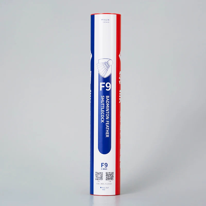 LINGMEI LING MEI 12 PCS F9 Badminton Goose Feather Badminton Shuttlecock