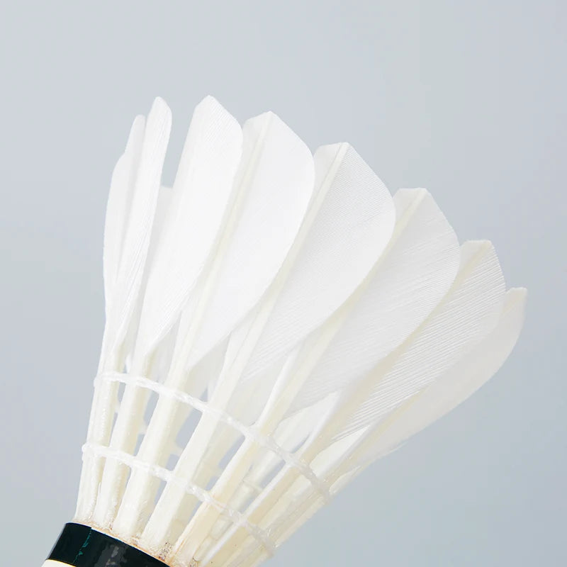 LINGMEI LING MEI 12 PCS F9 Badminton Goose Feather Badminton Shuttlecock