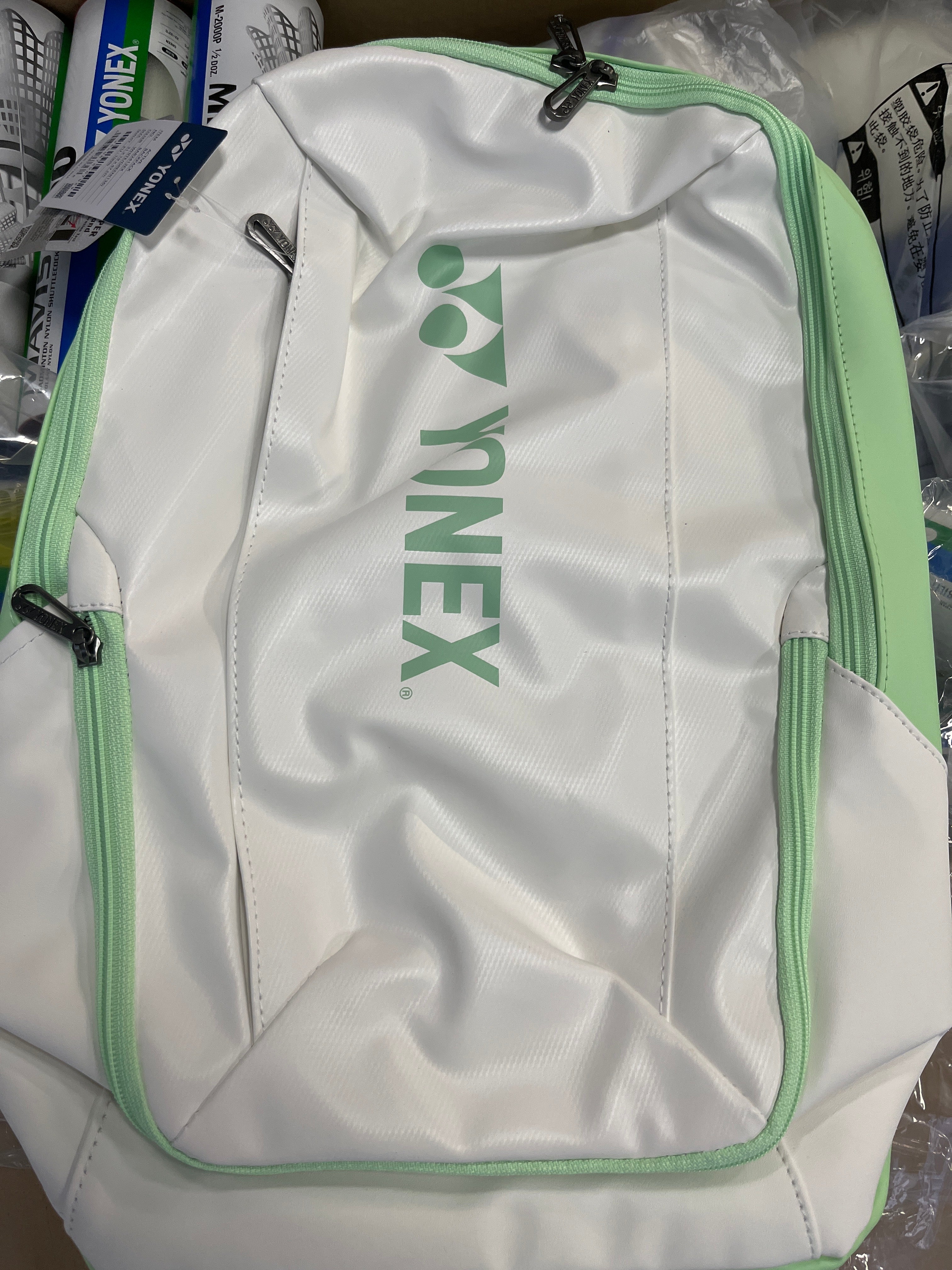YONEX BA82412 Active Backpack 24L – White / Green