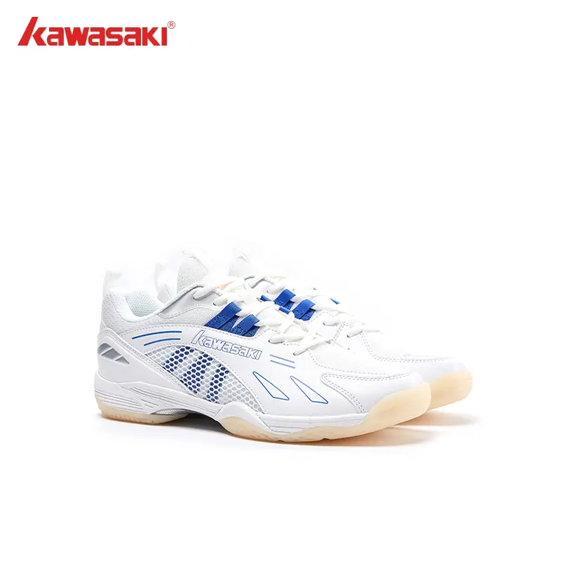 Kawasaki K1B51-B3326 White/Blue Badminton Shoes