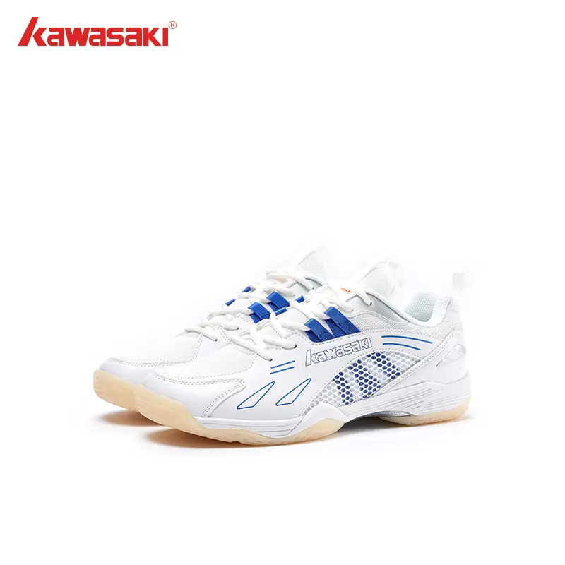 Kawasaki K1B51-B3326 White/Blue Badminton Shoes