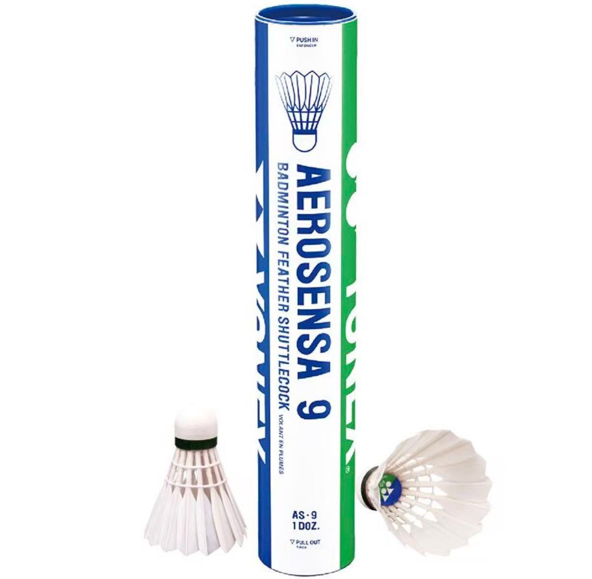 YONEX AEROSENSA AS-9 Feather Badminton Shuttlecocks – 12PCS