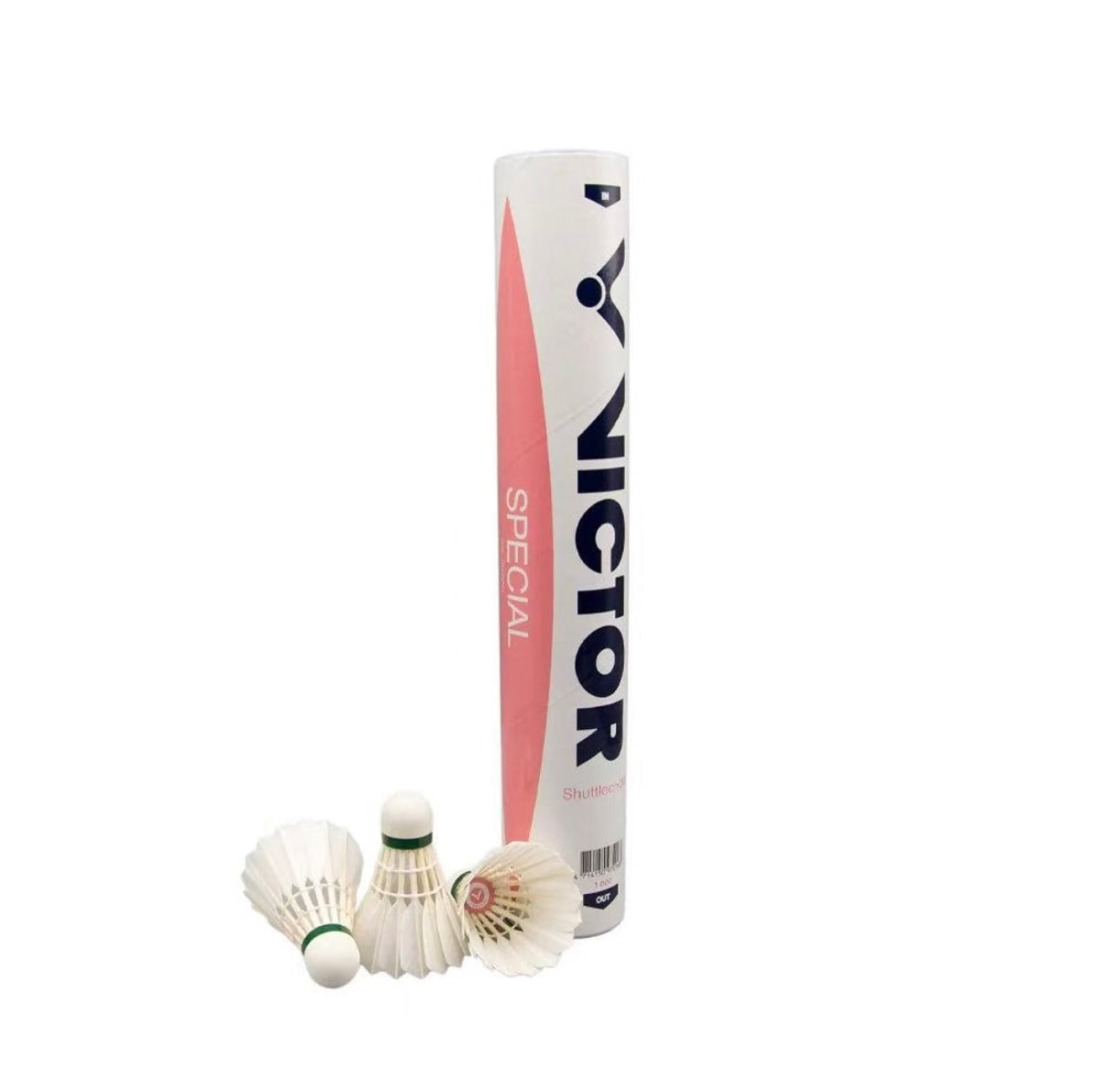 VICTOR Special Pink Badminton Shuttlecocks-12PCS