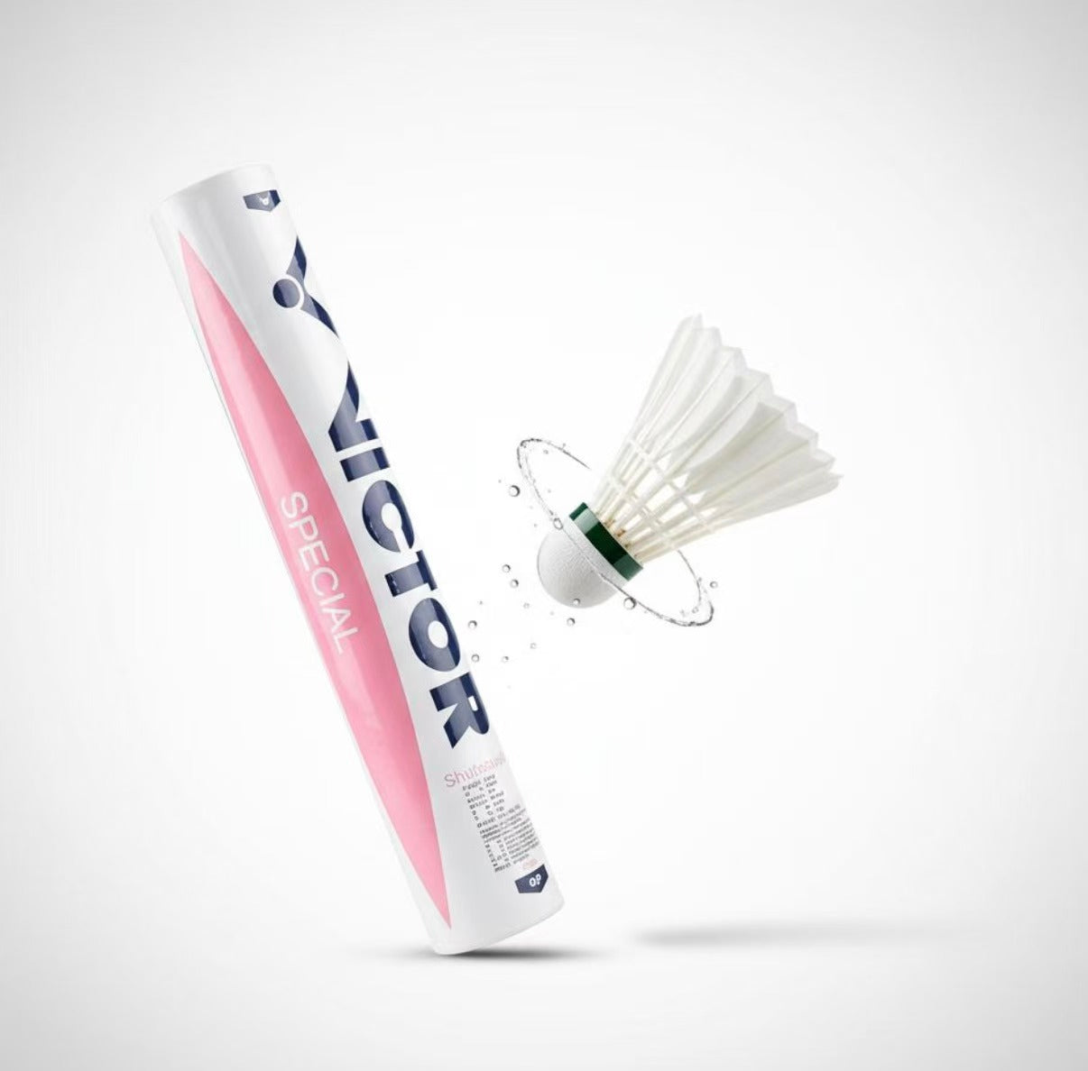 VICTOR Special Pink Badminton Shuttlecocks-12PCS