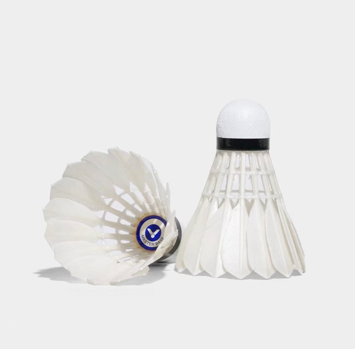 VICTOR Master Base Goose Feather Badminton Shuttlecocks – 12PCS