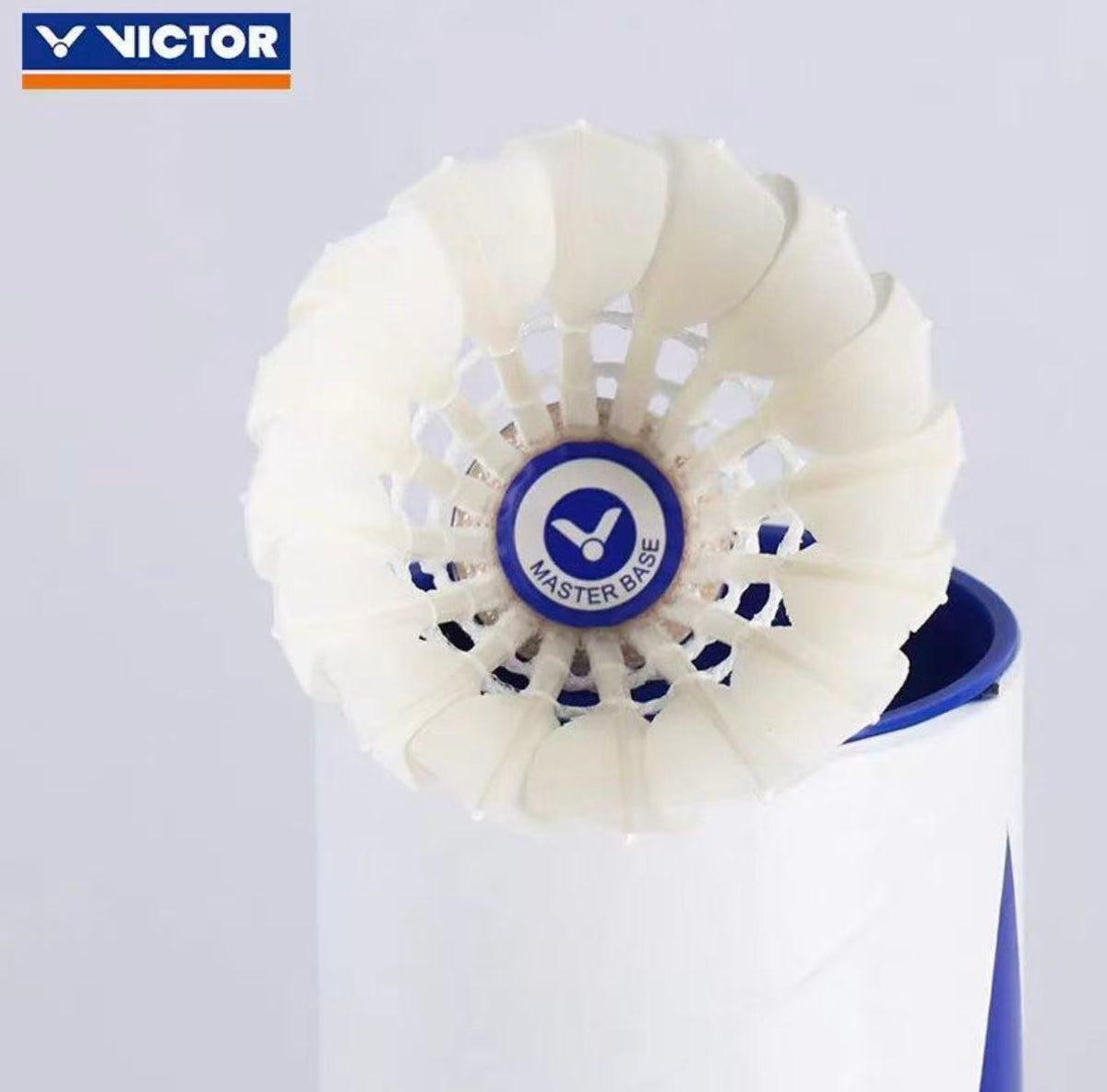 VICTOR Master Base Goose Feather Badminton Shuttlecocks – 12PCS