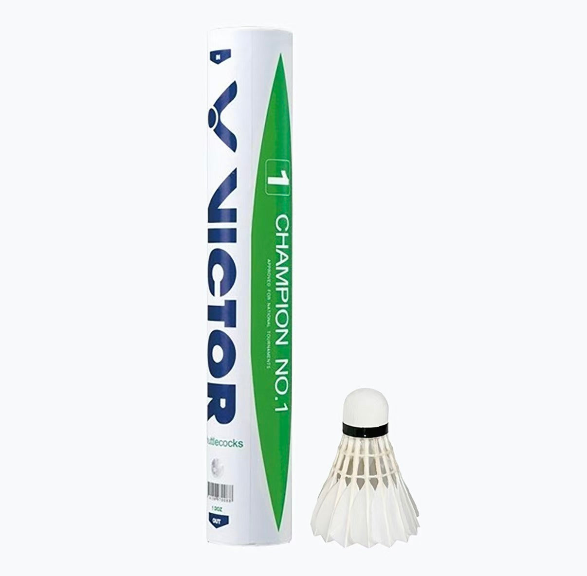 VICTOR Champion No.1 Feather Badminton Shuttlecocks – 12PCS