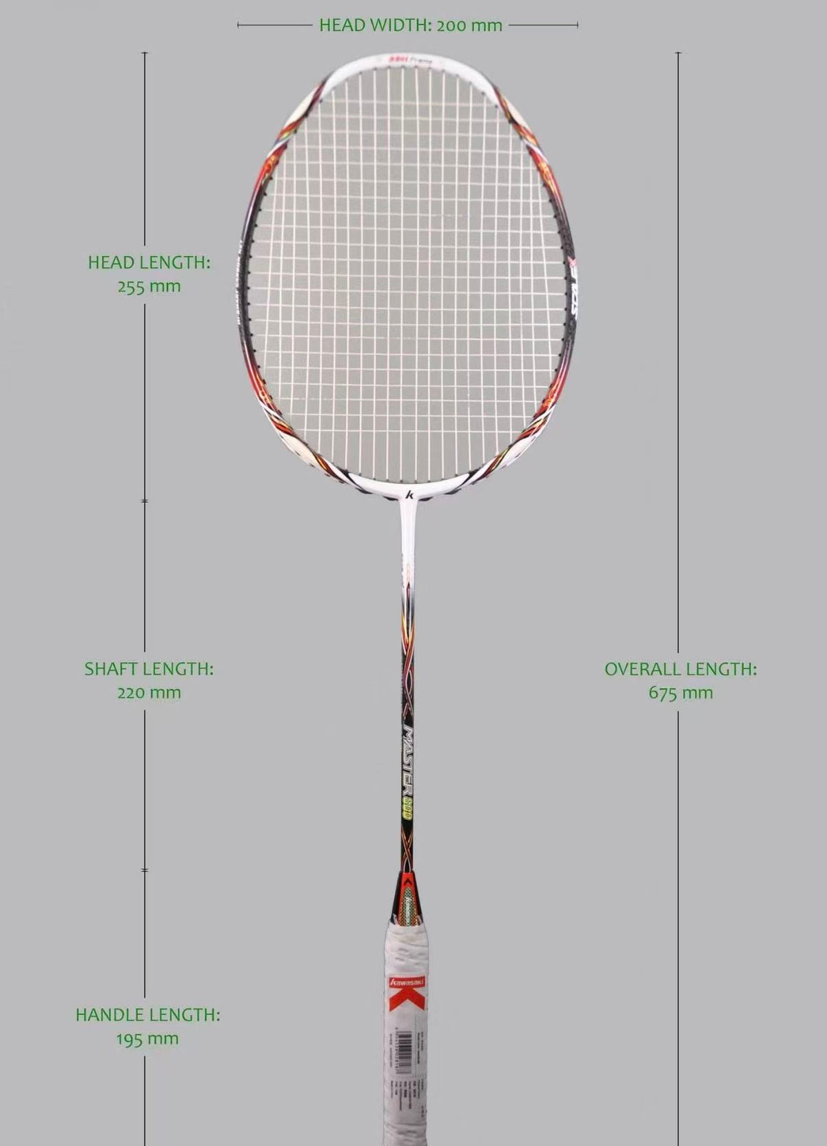 KAWASAKI MASTER 800 Badminton Racket