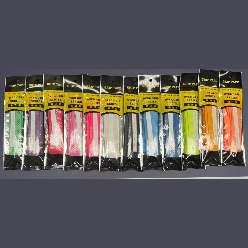 SPPHONEIX Memory EVA Keel Racket Grip Anti Slip Perforated Super Absorbent Tennis Overgrip Badminton Overgrip Pickleball Overgrip Various Sports Equipment Grip