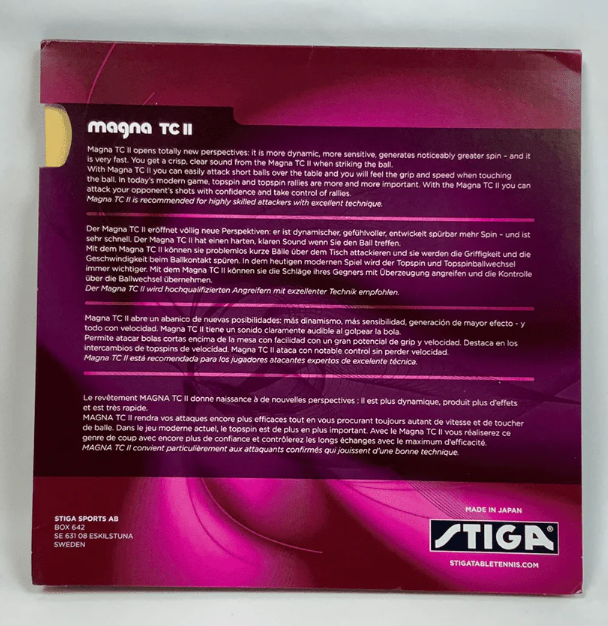 Stiga Magna TC II (2) table tennis rubber
