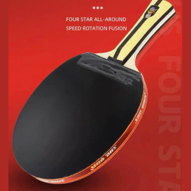 DHS 4 Star Table Tennis Bat Racket (Hurricane 3 + G888 Rubber)