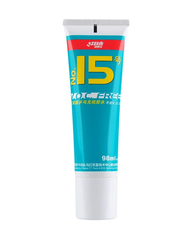DHS NO.15 Table Tennis Glue with sponge (V.O.C Free)50ml/98ml/500ml