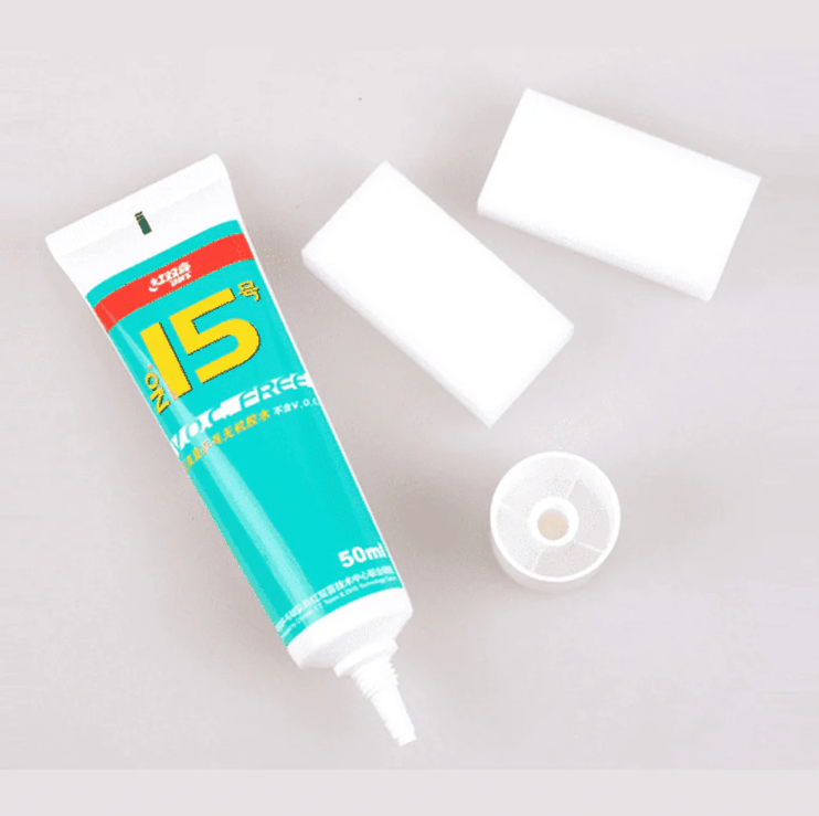DHS NO.15 Table Tennis Glue with sponge (V.O.C Free)50ml/98ml/500ml