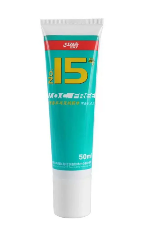 DHS NO.15 Table Tennis Glue with sponge (V.O.C Free)50ml/98ml/500ml