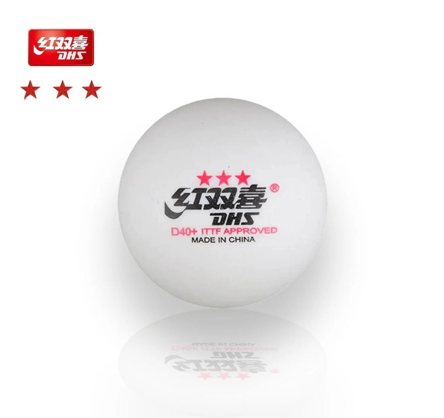 DHS 3 Star D40+ Table Tennis Balls