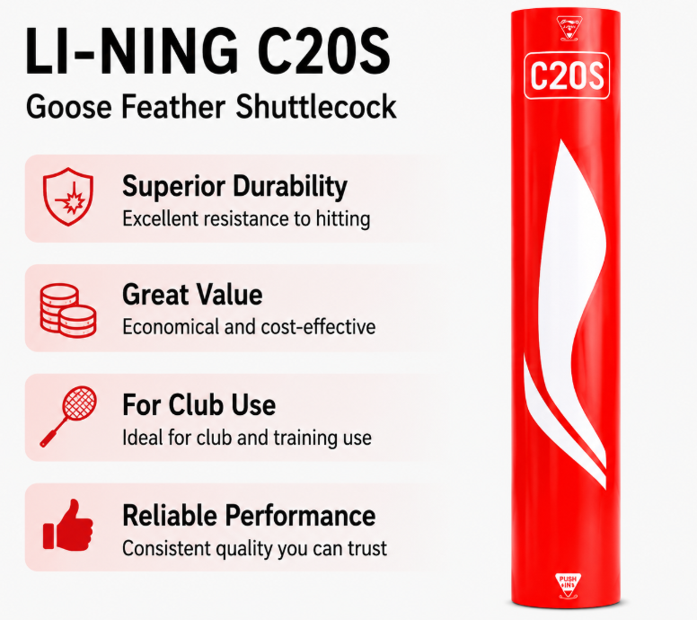Lining Badminton shuttlecocks C20S