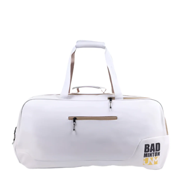JNM Badminton Sport Bag (BAG-004)White Large Capacity 9PC