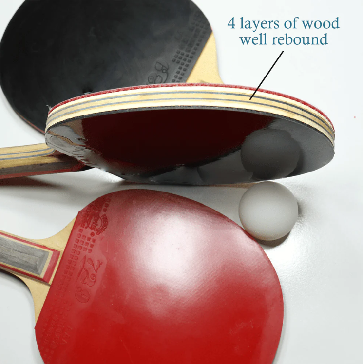 729 Table Tennis Kit Ping Pong Set Professional High Rebound Elasticity Soft Rubber