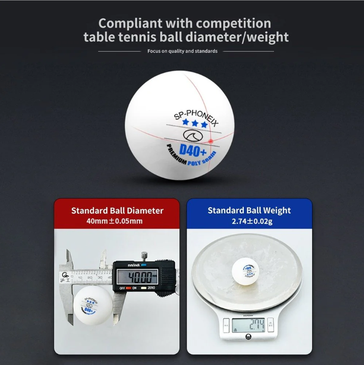 SPPHONEIX 3 Star Table Tennis Ball