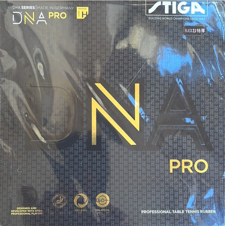 Original STIGA DNA PRO M / H / S Table Tennis Rubber Pimples-in Internal Powerful Ping Pong Rubber for Professional cake sponge