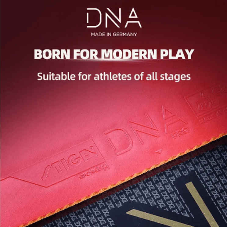 Original STIGA DNA PRO M / H / S Table Tennis Rubber Pimples-in Internal Powerful Ping Pong Rubber for Professional cake sponge