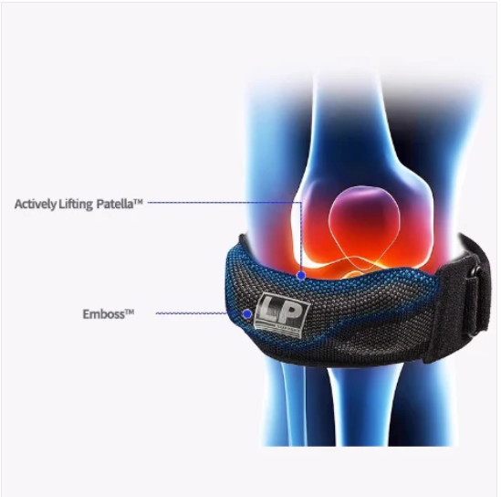 LP Knee Support 1604CK – Compression Knee Sleeve with Optional Support Strap