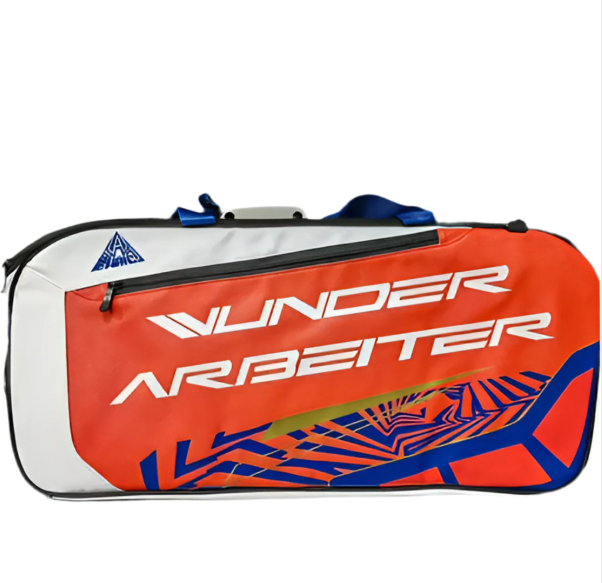 IVUNDER ARBEITER Badminton Sport Bag(WABAG001)White and Red 9PC