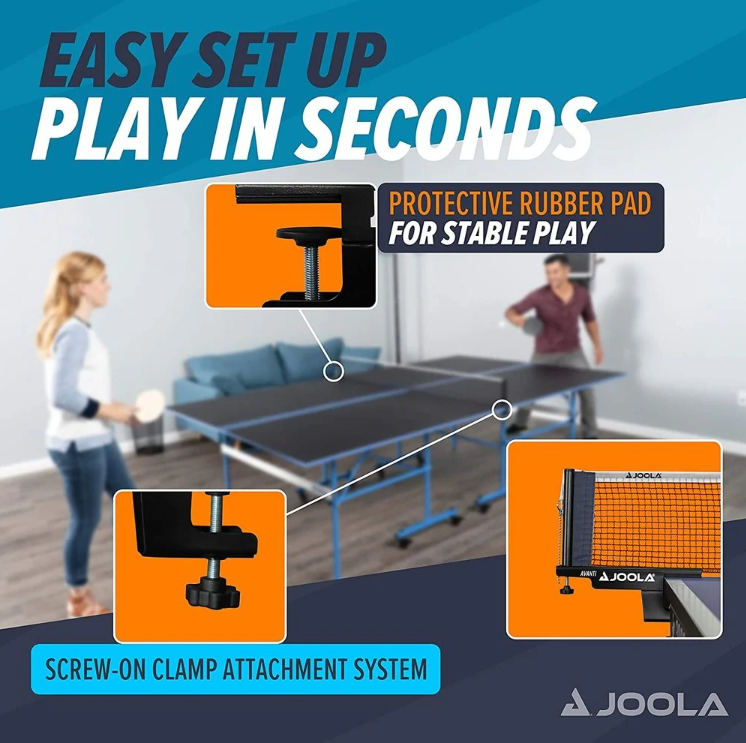 JOOLATABLE TENNIS NET AND POST SET (31009AV)