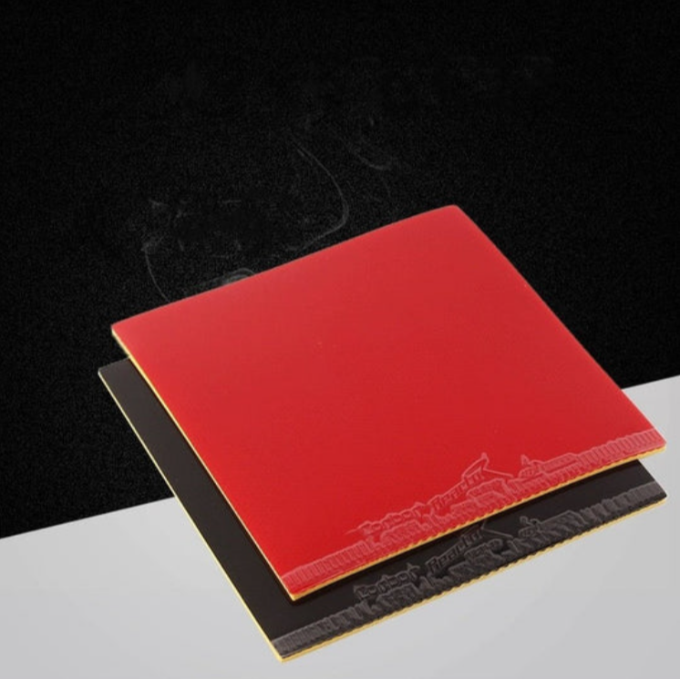 REACTOR Corbor Table Tennis Rubber Loop Plus Attack Pips in Sheet 1Red 1Black