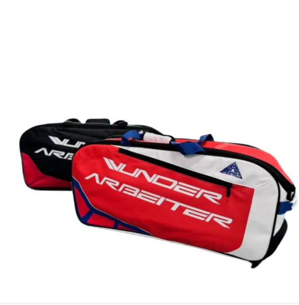 IVUNDER ARBEITER Badminton Sport Bag(WABAG001)White and Red 9PC