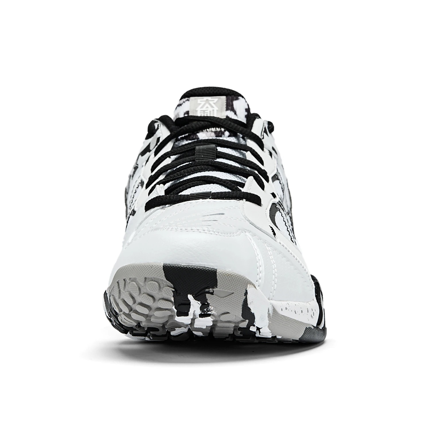 LI-NING INVINCIBLE ACE UNISEX BADMINTON SHOES - WHITE/BLACK - AYZW007-3
